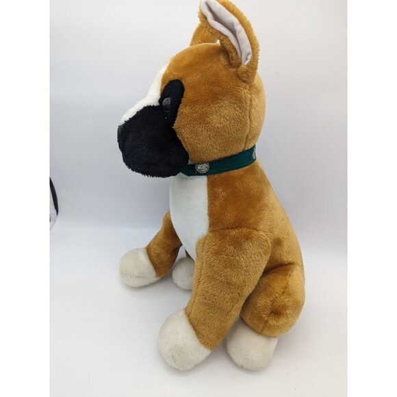vintage Brooklyn Doll Toy Co boxer dog plush stuffed animal Carnival like toy 17 - Picture 4 of 12